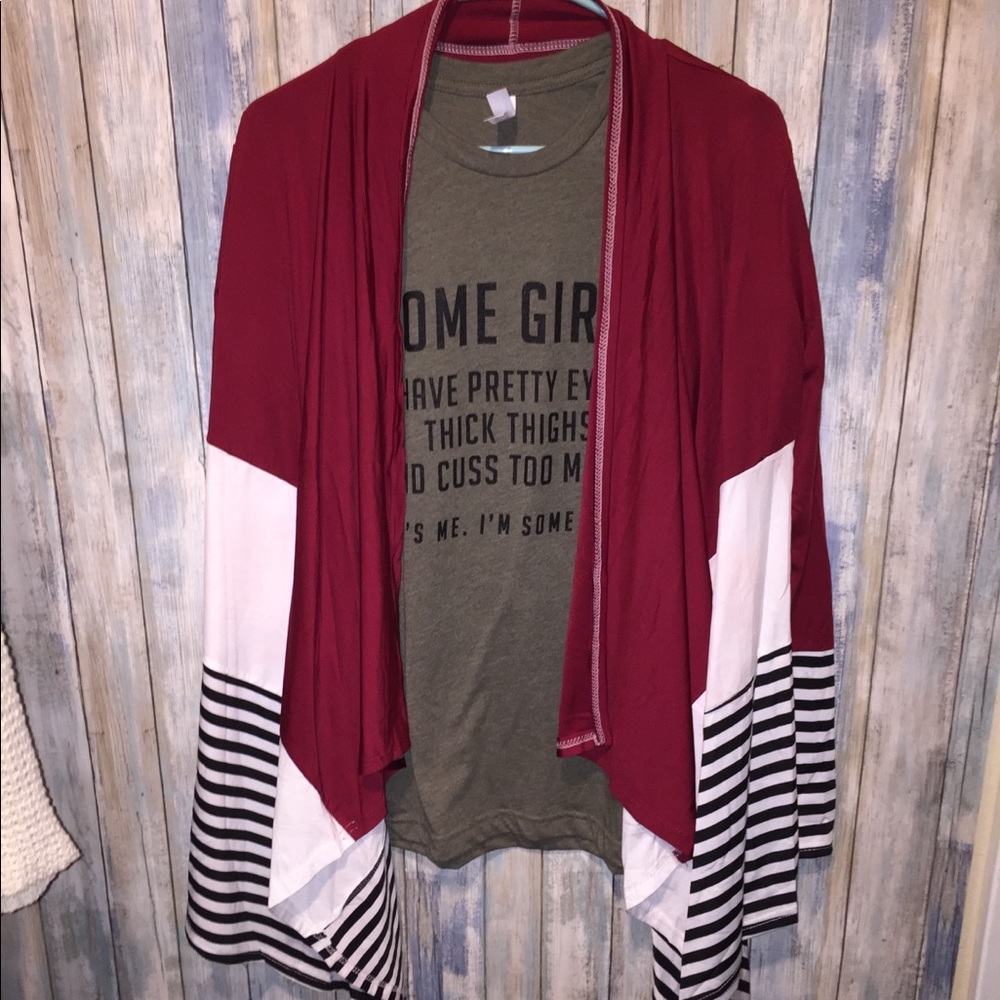 OLIVE VERSION some girls cuss too much tee